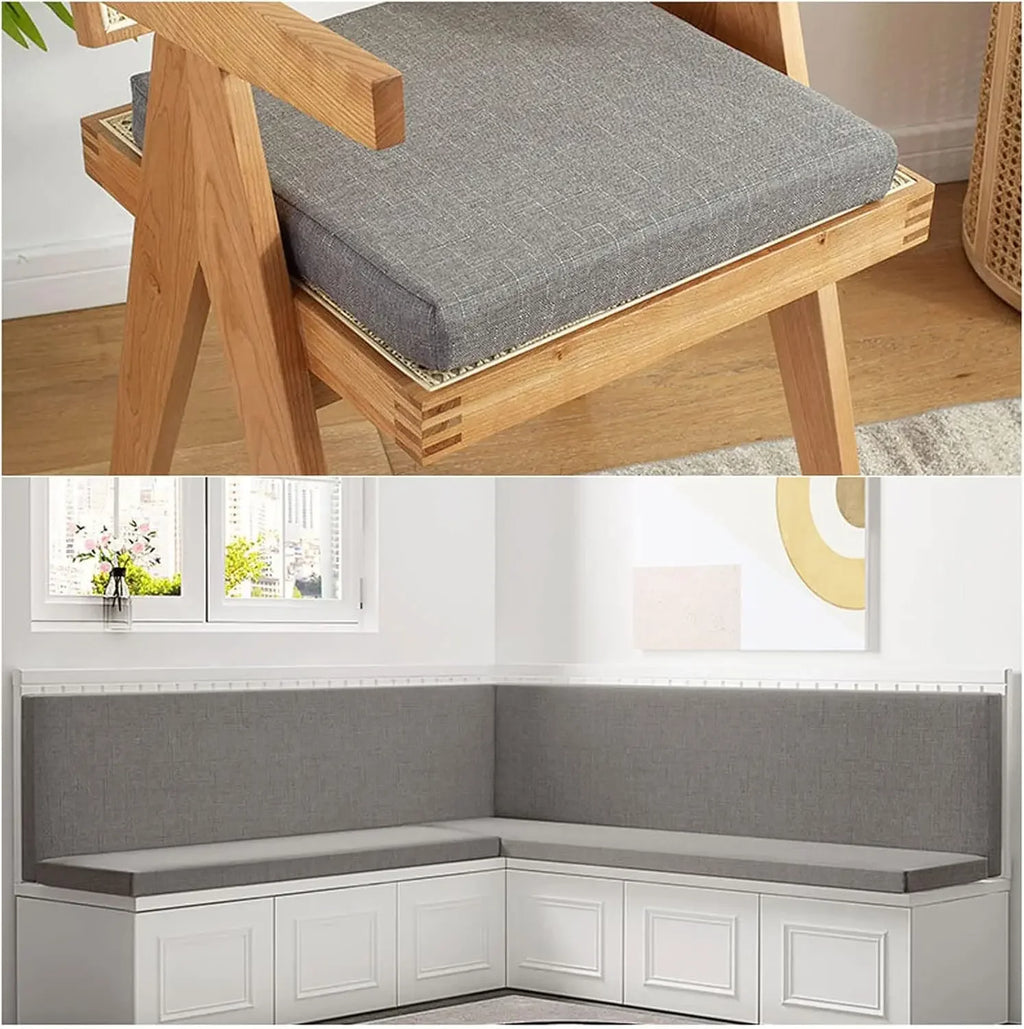 5cm Custom Bench Cushions Chair Seat Sofa Pillow Seat Bay Window Decorative Cushion for Sofas Garden Bench Seat Swing Backseat
