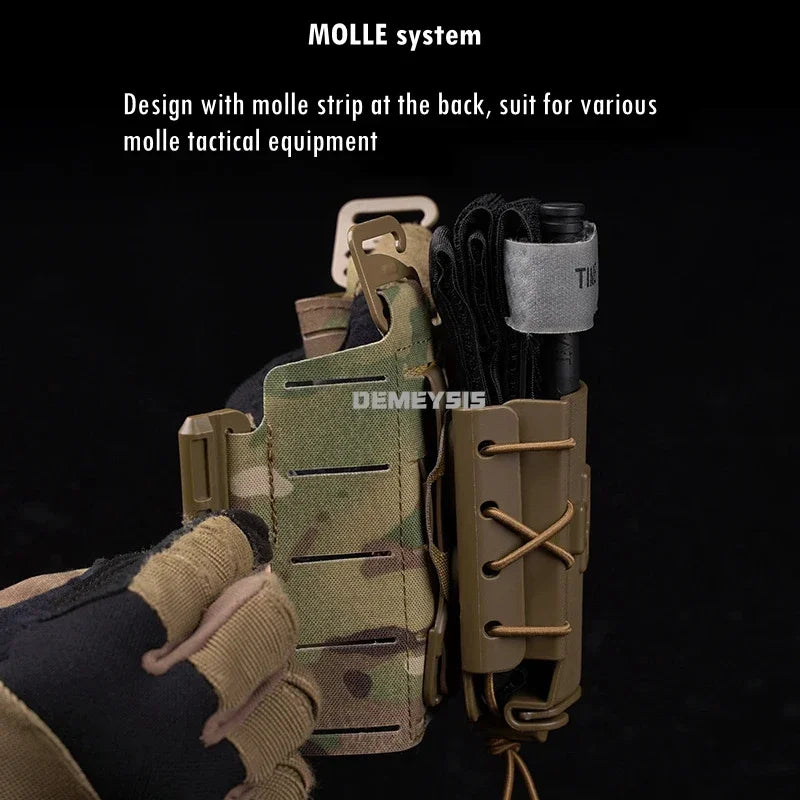 Tactical Emergency Tourniquet Holder Tourniquet Medical First Aid Case Quick Release Hunting Sports Emergency Equipment