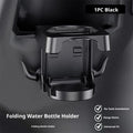 SEAMETAL Universal Foldable Car Cup Holder With Hook Multifunctional Beverage Stand ABS Material Cup Holders For Motorcycle Car