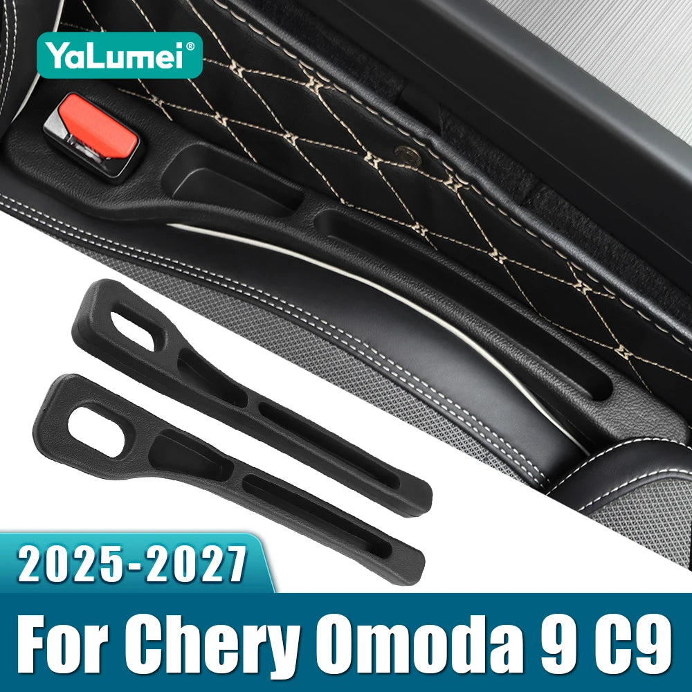 For Chery Omoda 9 SHS C9 2025 2026 2027 2PCS Universal Car Seat Leak Proof Strips Gap Side Seam Filler Storage Accessories