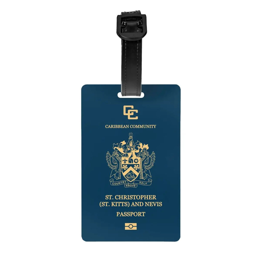 Custom Mexico Passport Luggage Tag With Name Card Privacy Cover ID Label for Travel Bag Suitcase