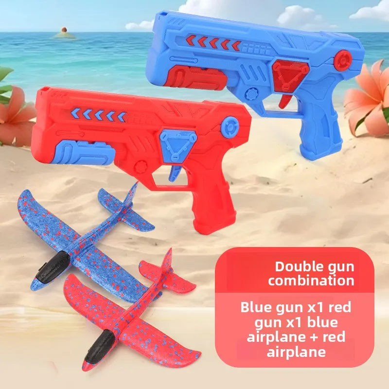 Popular Catapult Airplane Model - Outdoor Foam Airplane Toy for Kids, Ideal for Outdoor Fun & Family Parent-Child Activities