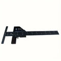 Multifunction 0-280mm Marking Depth T Ruler Measuring Tools Woodworking Sliding Gauge Aluminum Alloy Scribe Woodworking DIY Tool
