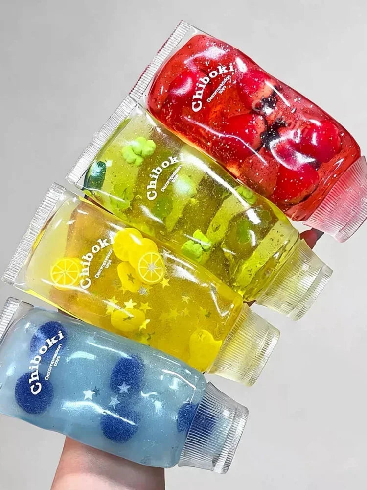 Fruit Filled Maltose Toothpaste squeeze Soft Slow Rising Toothpaste Deformable Squeeze Style for Relaxation Stress Relief