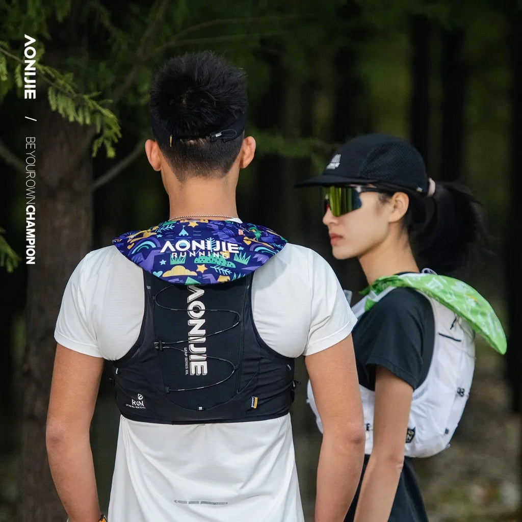 AONIJIE E4429 Marathon Cooling Towel Large-capacity Cooling Compartment Cool-touch Fabric Designed Specifically Trail Running