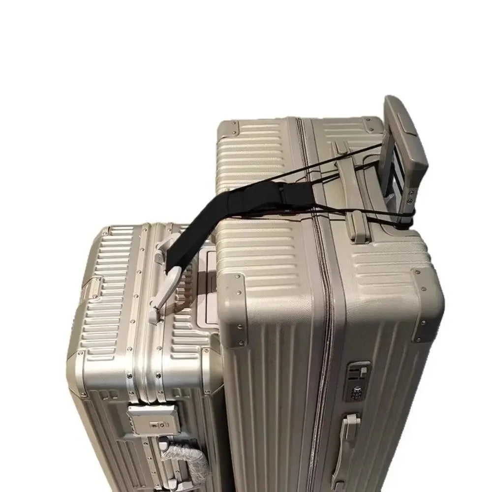 Adjustable Elastic Luggage Strap Reusable Versatile Luggage Straps Travel Security Belt for Carry On Secure Baggage Transport