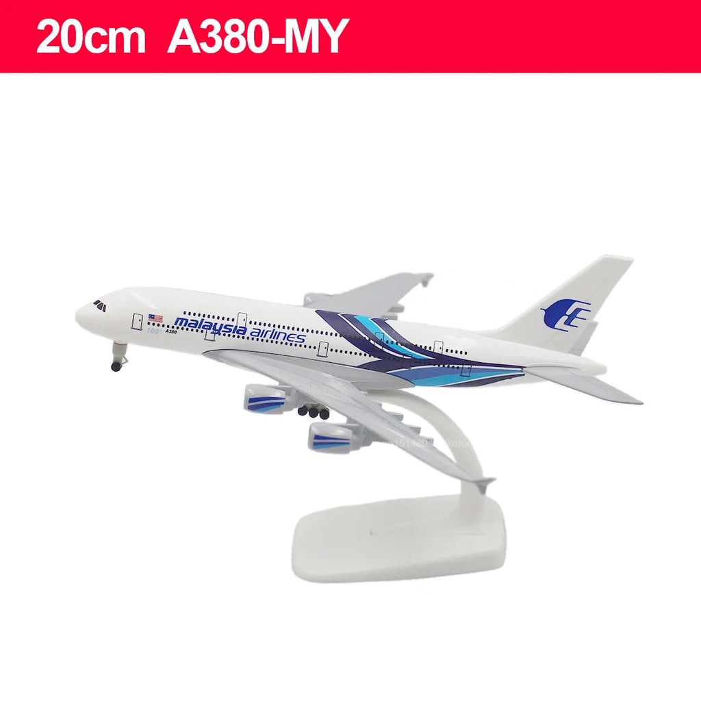 20cm Diecast Antonov An-225 "Mriya" A380 A330 Beluga B747 737 Airplane Model 1/400 Scale For Gift Collection