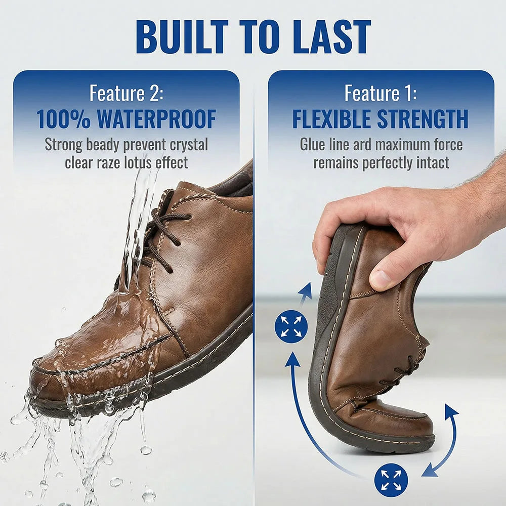  Strong Fast Dry Waterproof Shoe Repair Glue 25/60ml Universal Adhesive for Sneakers Boots Leather Shoes