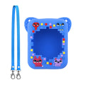 Silicone Carrying Case for Bitzee Interactive Toy Digital Pet Protective Cover with Lanyard Waterproof Shockproof Protective Cas