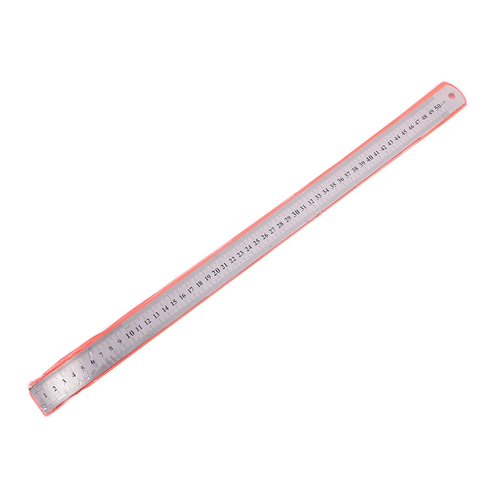 Stainless Steel Ruler Metal Ruler High Precision Centimeter Ruler Measuring Ruler for  Office Home Engineer Craft