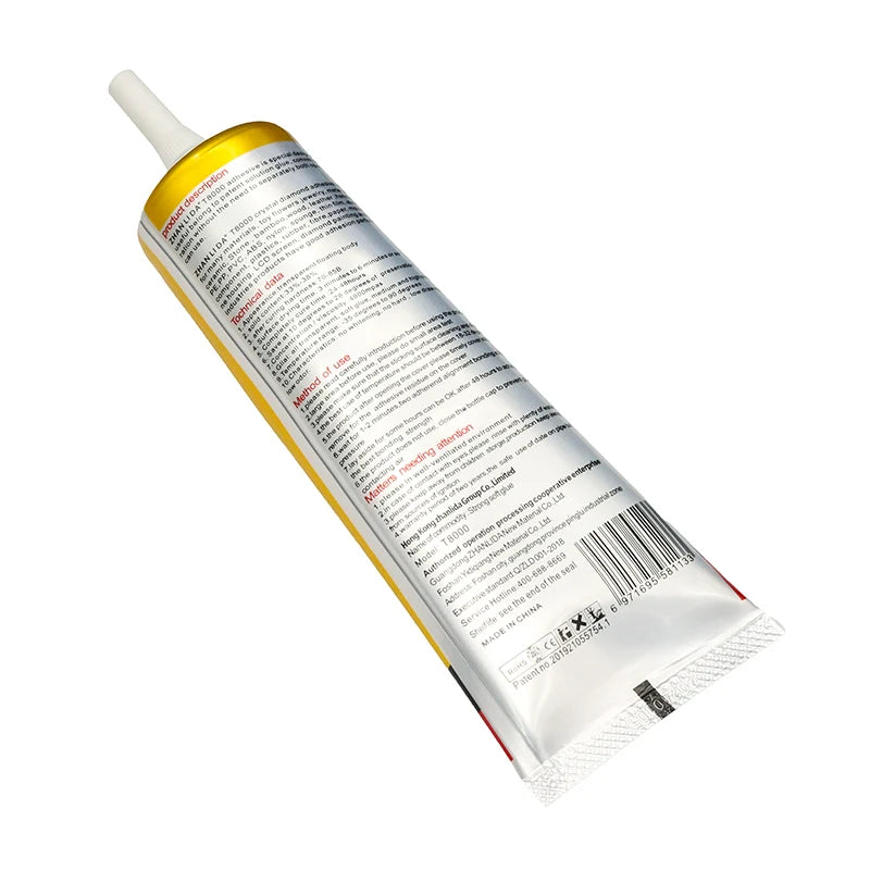 Zhanlida T8000 15/50/110ML Clear Mobile Phone Adhesive MultiPurpose DIY Electronic Component Glue with Precision Applicator Tip