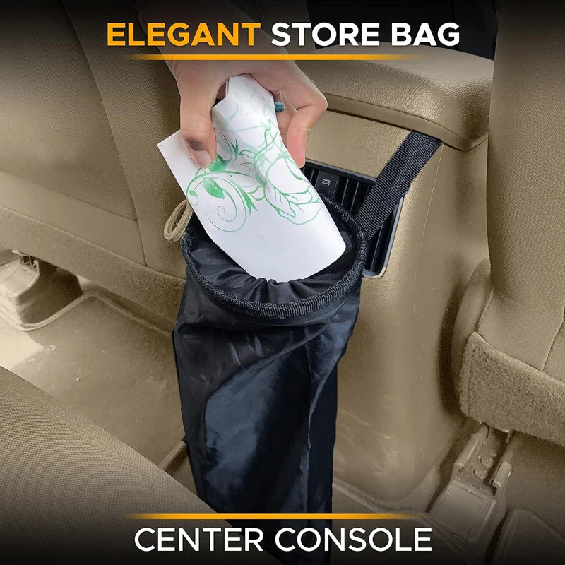 Universal Car Garbage Bag Back Seat Headrest Litter Trash Garbage Can Container Oxford Cloth Car Waste Bins Cleaning Tools