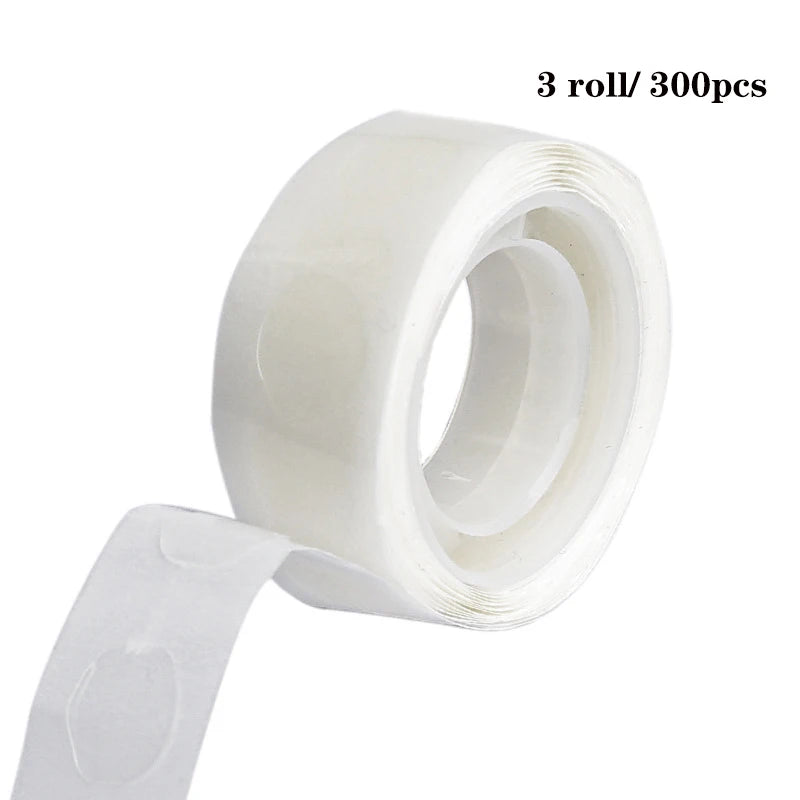 Circular Dot Adhesive for Students Double-sided Adhesive Transparent High Viscosity No Trace Multifunctional Fixed Sticker