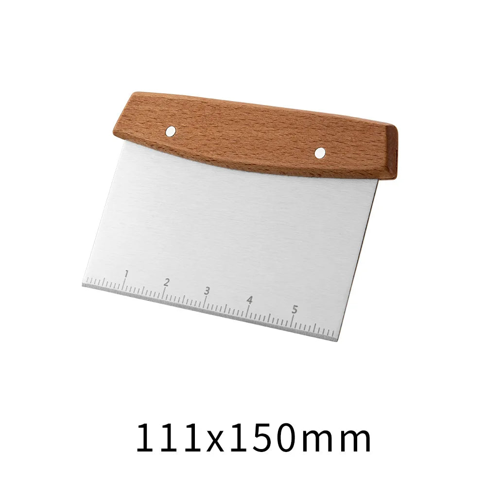 Outdoor Griddle Spatula Stainless Steel Grill Spatula Scraper Flat Spatula Pancake Flipper Hamburger Turner For Grilling JT596