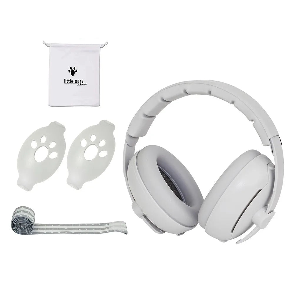 Convertible Design 2-in-1 Baby Ear Muffs Comfortable Noise-proof Toddler Noise Reduction Earmuffs Sleep Improvement