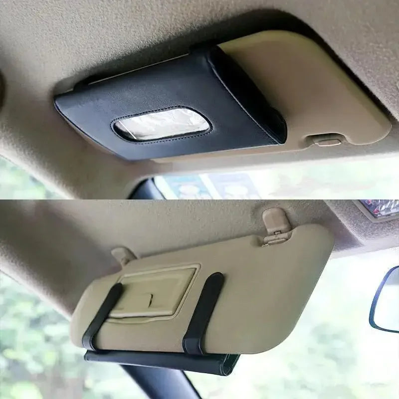 Automobile Sunshade Paper Towel Box Car - Mounted Fashion Pull-out Carton