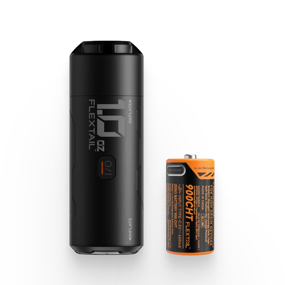 FLEXTAIL ZERO PUMP - 30g Camping Air Pump,  Portable Electric Inflator for Sleeping Pads, 1 Rechargeable Battery Included