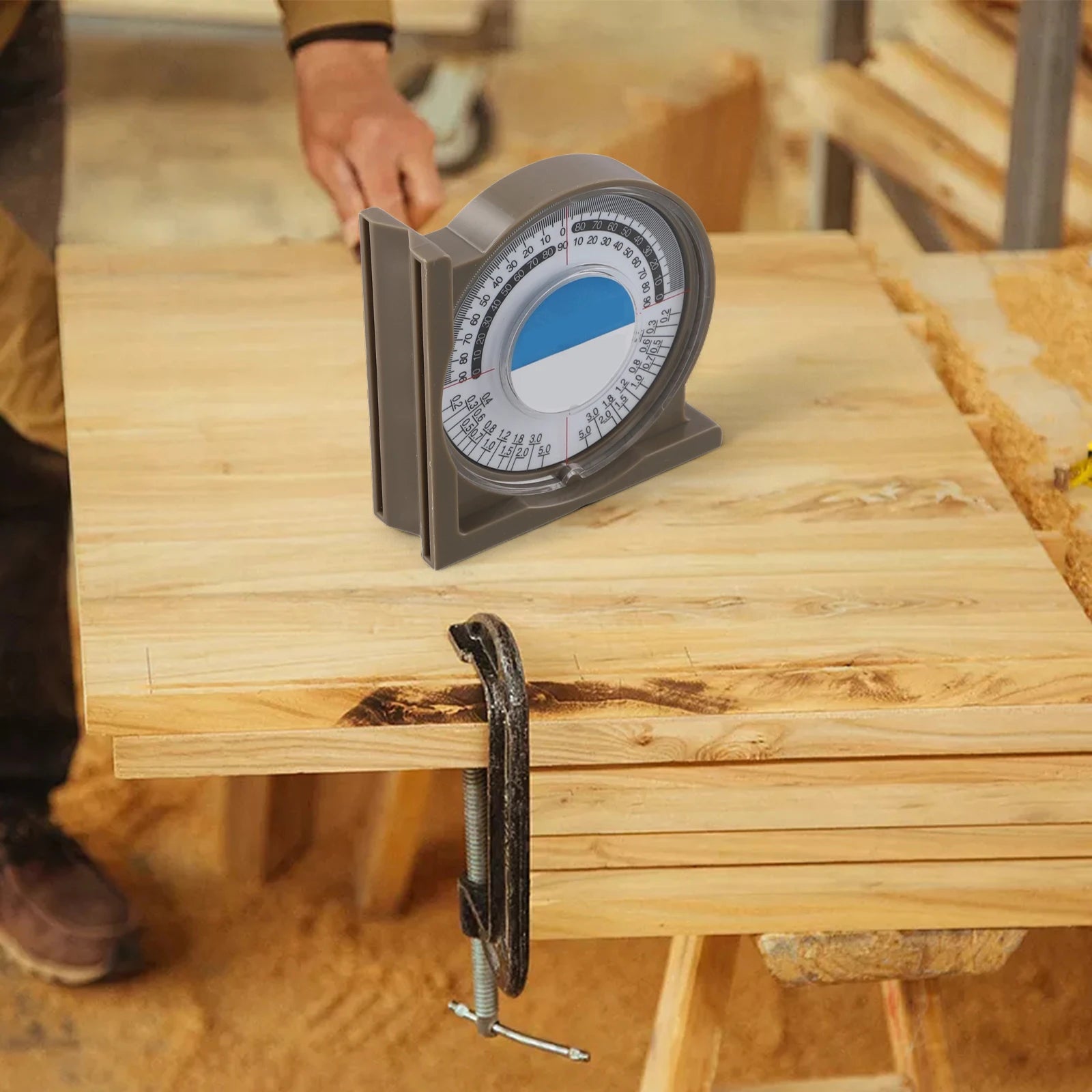 Portable Magnetic Slope Protractor Level Meter for Accurate Angle Measurement in Plumbing and Electrical Projects