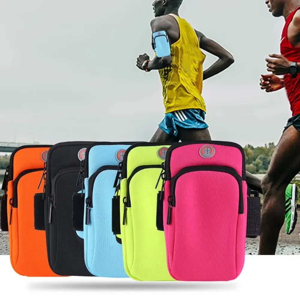 Durable Neoprene Sports Armband Phone Case Breathable Mesh Waterproof Arm Bags Black Blue Green Running Accessories Universal
