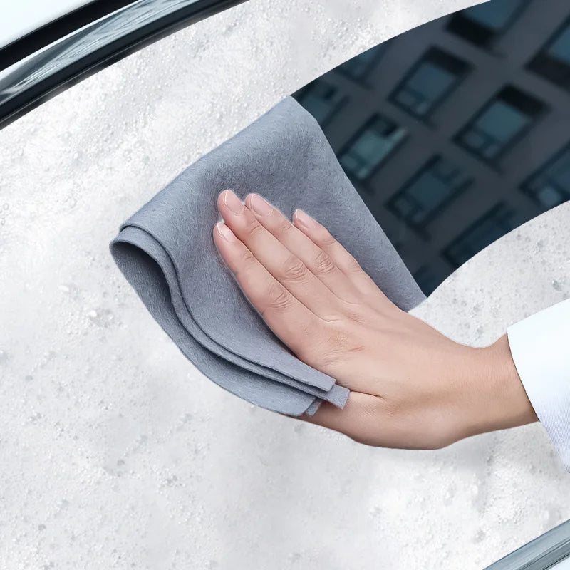 Magic Cloth Glass No Trace No Watermark Car Windshield Glass Cleaning Tool Microfiber Rag Quickly Absorbent Washing Towels