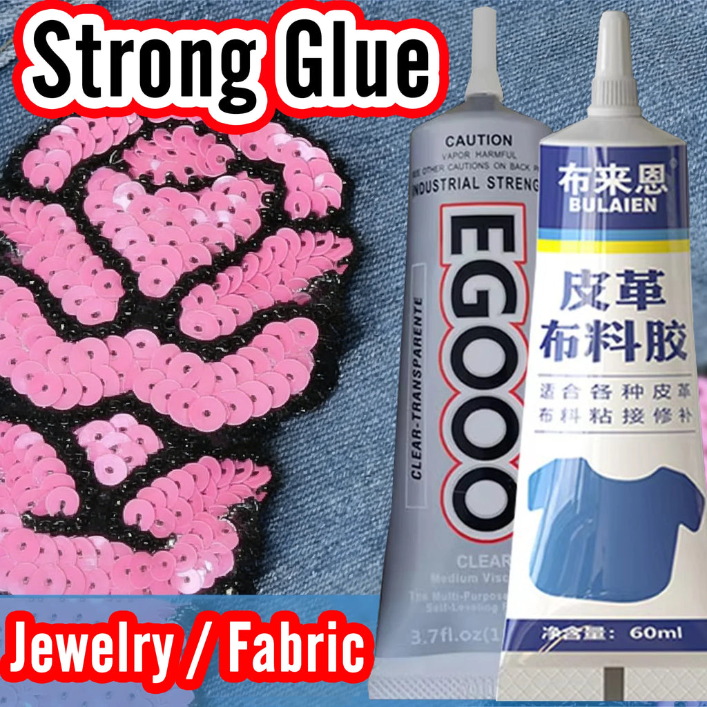 75/155g Universal Fabric Soft Glue Adhesive for Clothing Repair, Rhinestone, Leather & DIY Craft Use