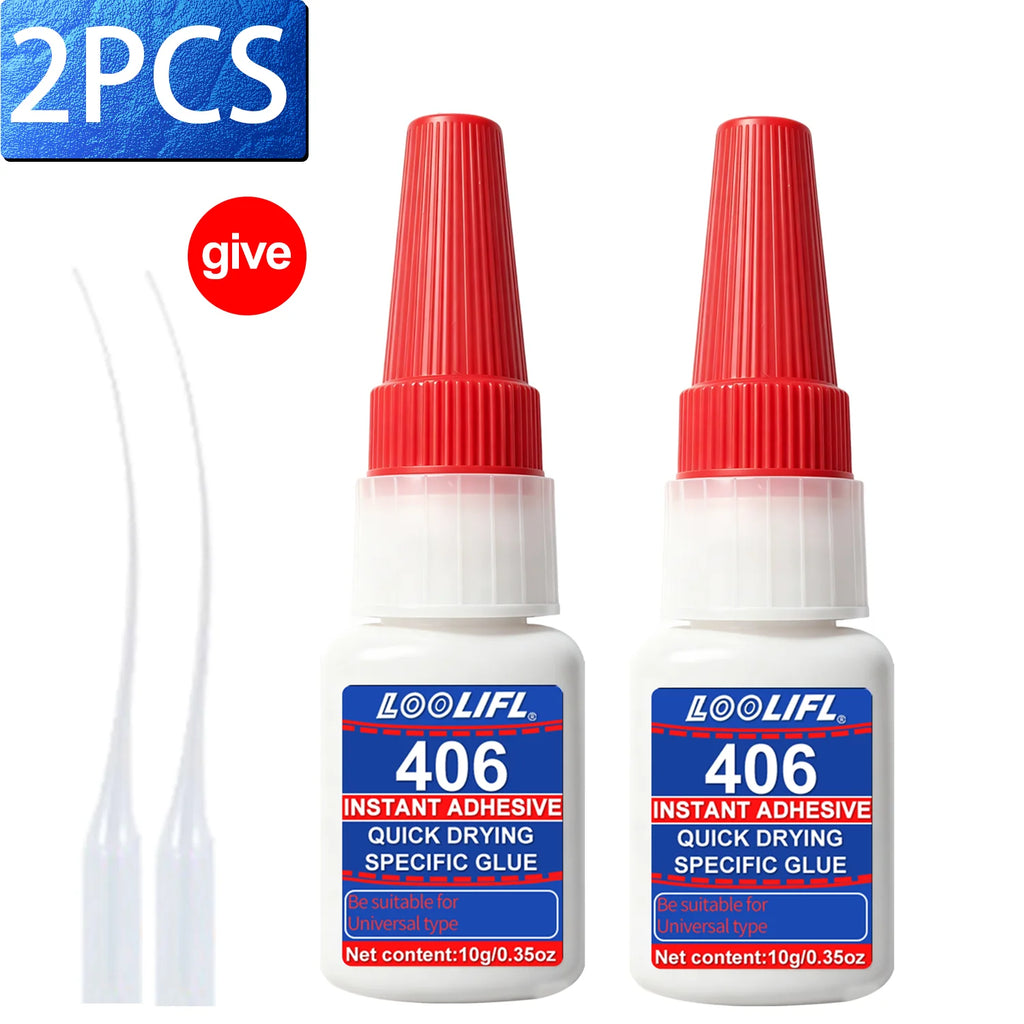 New Fast‑Curing Super Glue Clear Transparent High Bond Instant Adhesive For Metal Wood Ceramic Leather Shoe DIY Craft Repair 10G