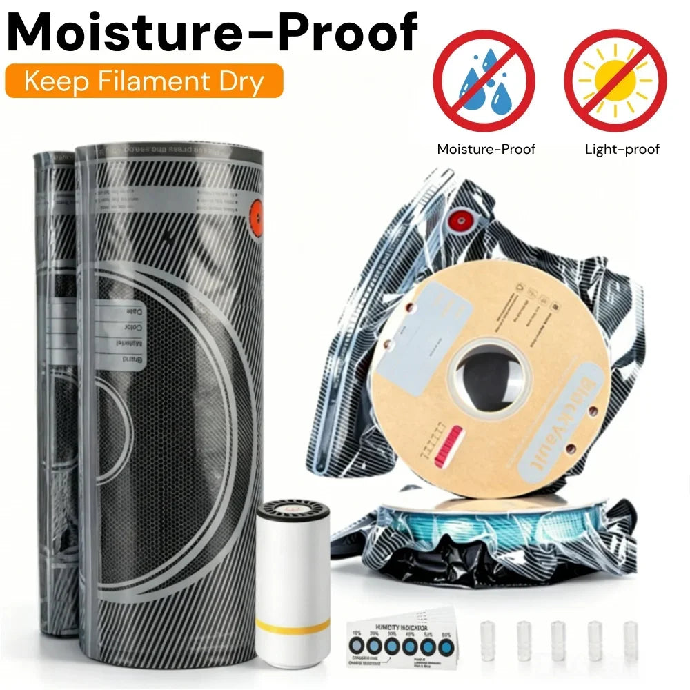 3D Printing Vacuum Storage Bags,Moisture-Proof/Lightproof Seal Packing PLA ABS PETG Vacuum Dry Sealing Bag Keep Filament Dry
