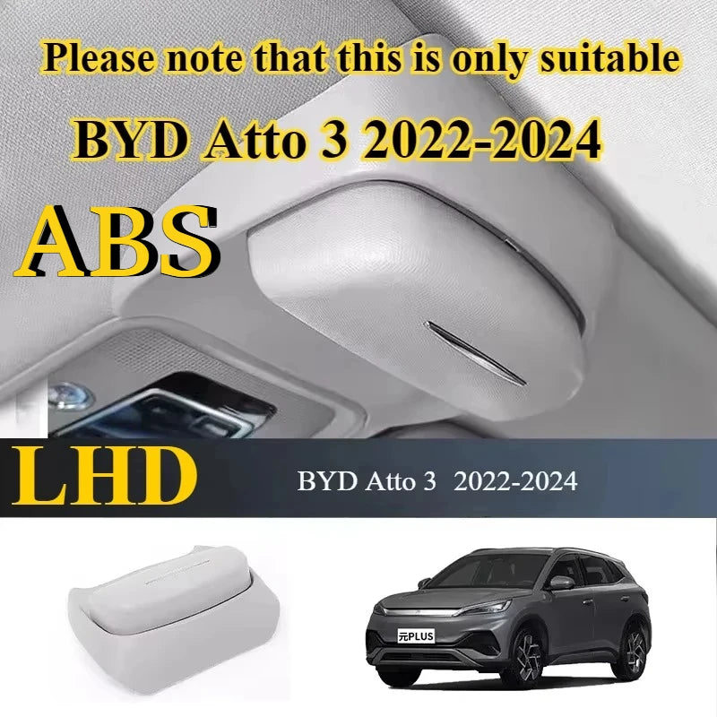Easily Installable Car Glasses Holder for BYD Seal atto 3 Yuan PLUS Song L  2024 -high volume Sunglasses Case Car Glasses Holder