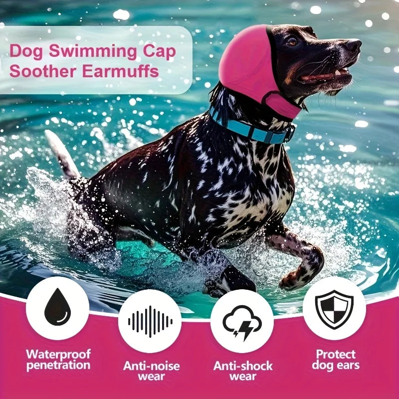 Adjustable Dog Earmuffs - Noise Reduction, Comfortable Quiet Headgear, Soothing Head Wrap, Suitable for Bathing, Grooming, Thunder, Fireworks - Durable Pet Supplies, Suitable for Squirrels