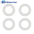 4 PCS Gearcase Lower Unit Drain Screw Gasket for Johnson Evinrude 311598 for OMC 3852105 Replaces Mallory 9-60408 Sierra 18-4248