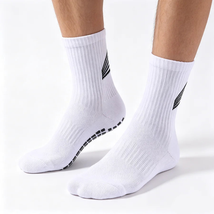 3/6/9 Pairs Mens Womens Anti Slip Grip Running Hiking Non Slip Grip Socks Towel Bottom Breathable Shockproof Sports