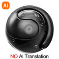 Wireless Bluetooth AI Real-time Language Translation Earphones 144 Languages Ear Hanging Headphone Translator For Business 2026