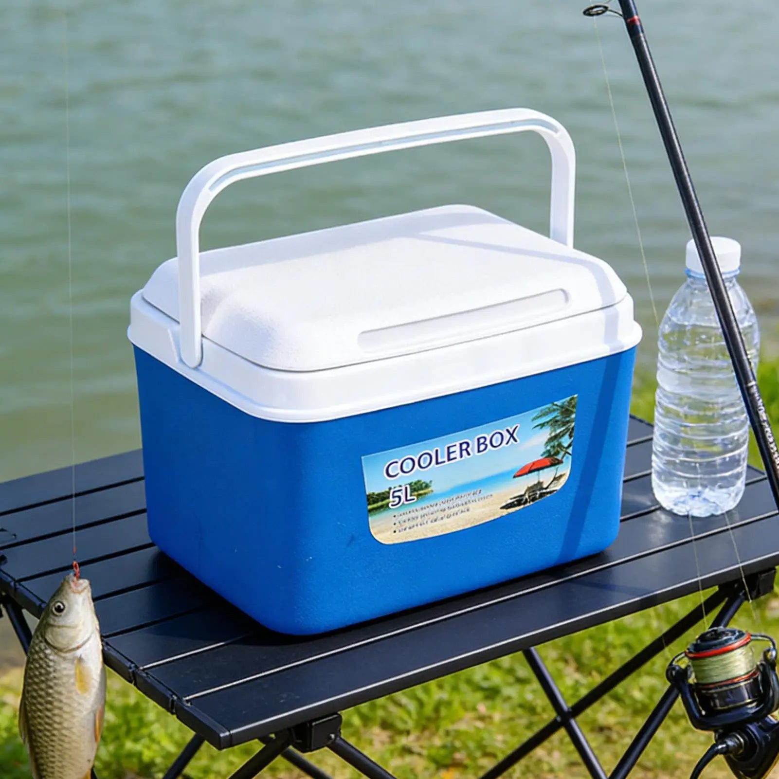 Portable Thermos Box and Camping Cooler for Beer Drinks Fresh Beverage or Fruit Insulated Box for Cola Can Beer Bottle Chiller