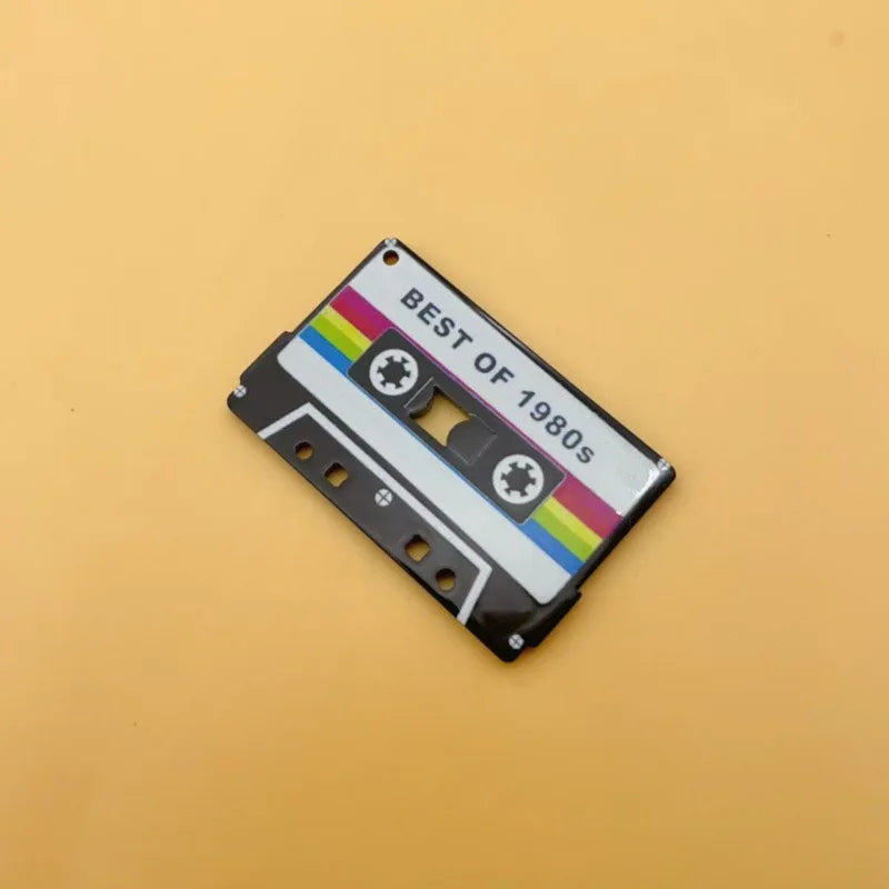 10pcs music style cassette DVD burner double-sided printing acrylic jewelry DIY pendant necklace accessories