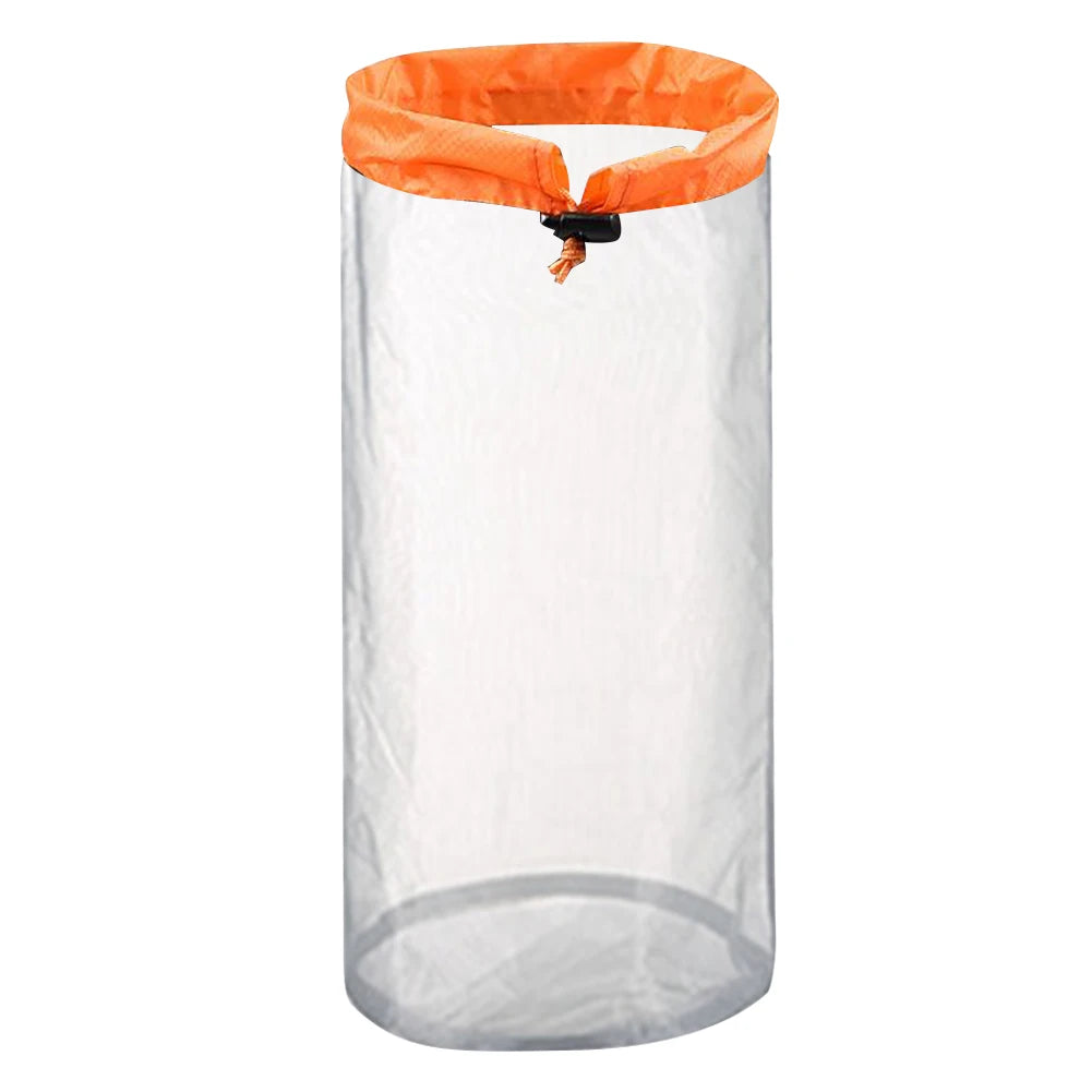 Outdoor Ultralight Mesh Storage Bag Breathable For Sports Camping Drawstring Storage Pack Hiking Travel Tools Compression Bags