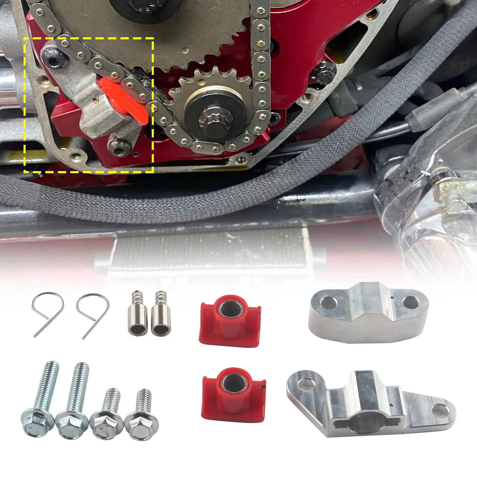 For Harley Road King FLHR Electra Glide FLHTC Motorbike Hydraulic Cam Chain Tensioner Kit