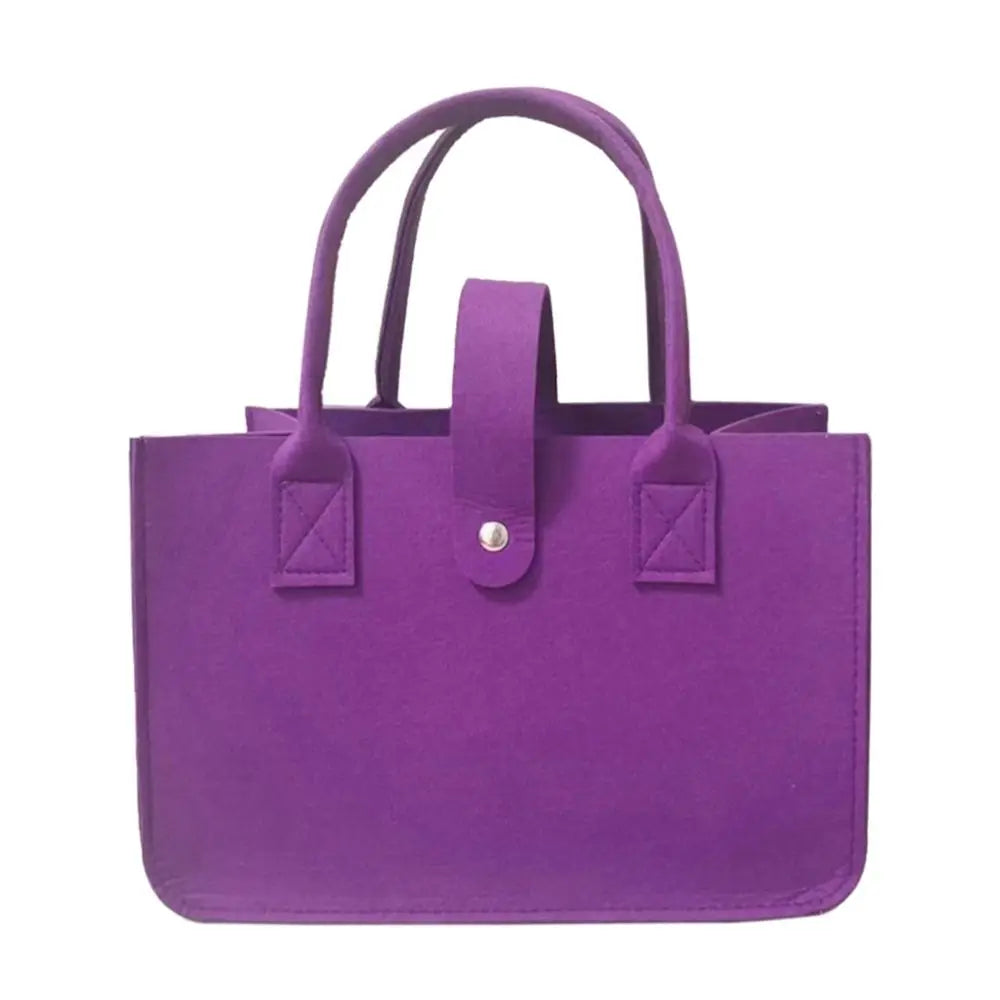 New Felt Felt Shoulder Bag Toy Sundries Large Capacity Messenger Bag Storage Organizer Crossbody Handbag Women
