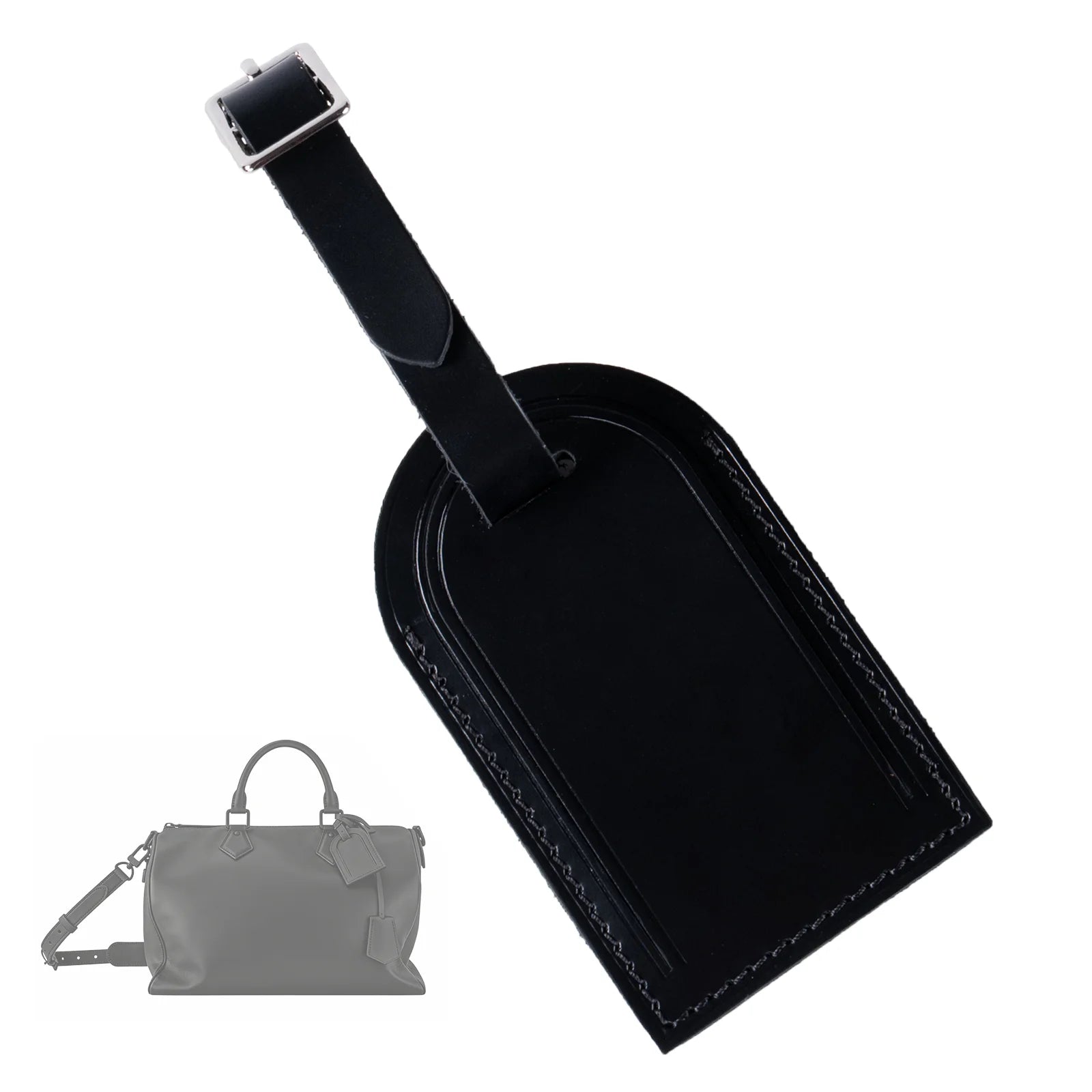 Genuine Leather Luggage Tag Replacemance for LV Speedy 25 30 35 40 Bag Vachetta Leather Accessories Travel Tags