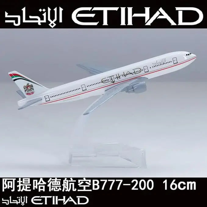 16CM 1/400 Diecast Alloy B777  Airplane Model Toy Plane Collected Gift Series Static aircraft model for Collectible Display