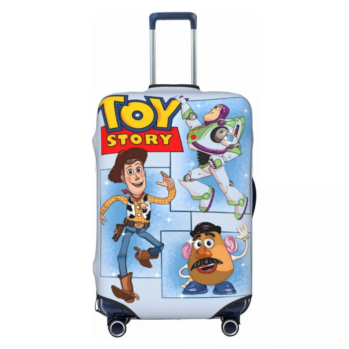 Custom T-Toy Cartoon S-Story Cartoon Travel Luggage Cover Dust Proof Suitcase Cover Protector Fit 18-32 Inch