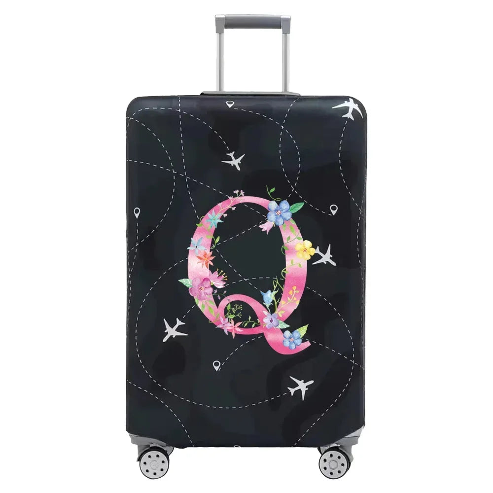 Luggage Protective Cover Elastic Dust Wear-resistant Apply 18-32 Size Pink Letter Series Protective Case Travel Accessories 2026