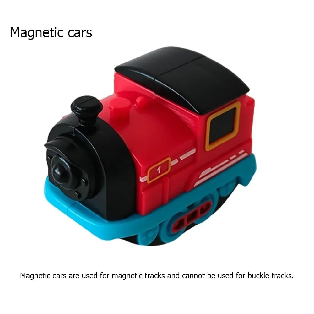 Plastic Magnetic Tracks Train Anti-gravity Intelligent Toy Magnetic Train Diecast Toy Smooth Steady Driving Electric Train