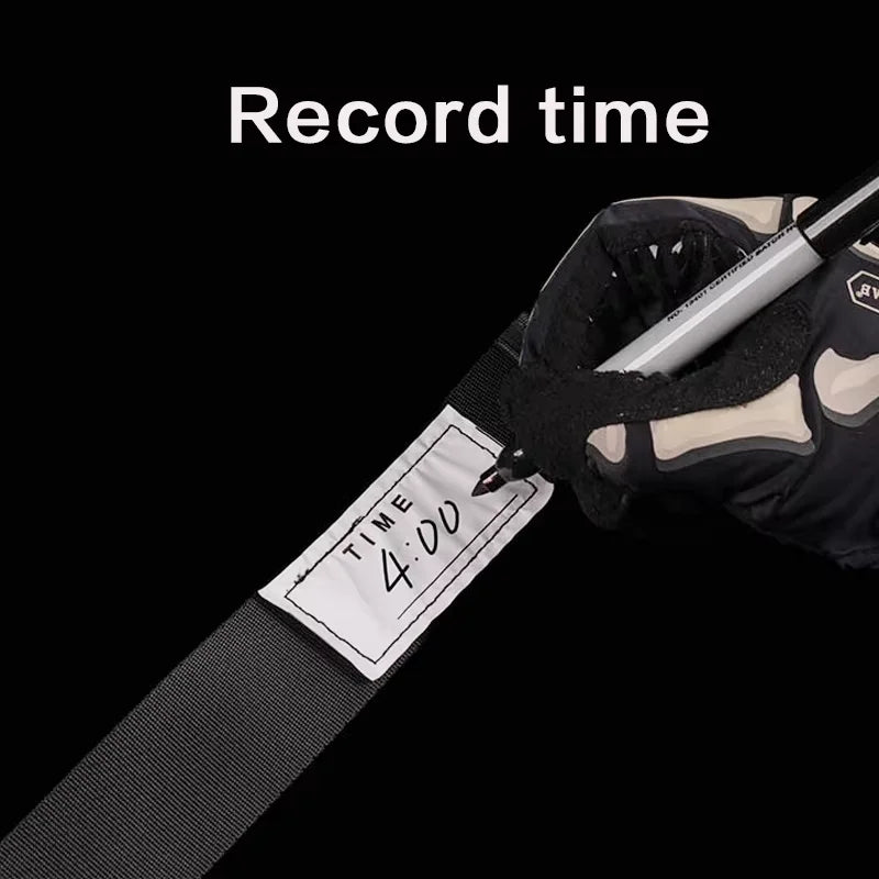 Single-Hand Tactical Medical Tourniquet Quick Response Emergency First Aid Outdoor Gear Blood Pressure Bandage Safety Rescue