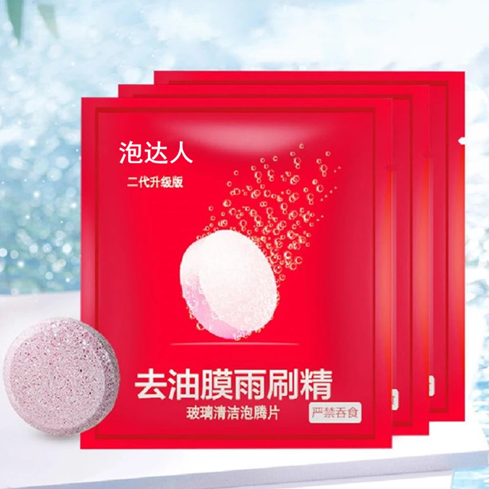 20-1PCS Car Solid Cleaner Windscreen Cleaner Effervescent Tablet Auto Wiper Glass Solid Cleaning Concentrated Tablets