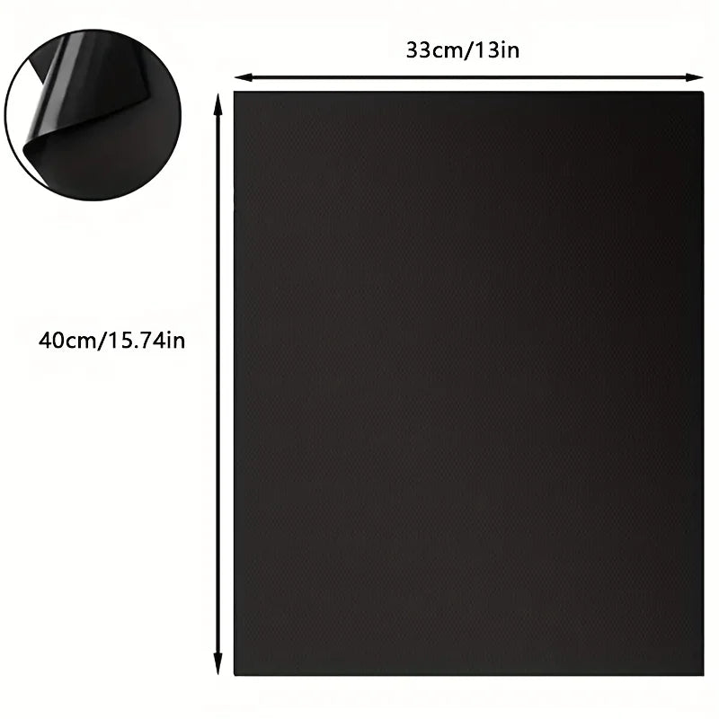 1pc BBQ Grill Mat Non-stick Mat Heat Resistant Grill Mat Outdoor Baking Reusable Barbecue Party Mat 40x33cm Grill Accessories