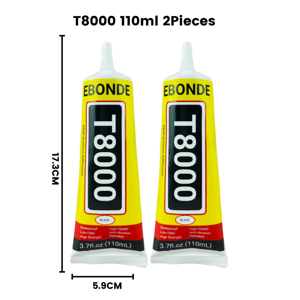 Phone Repair Glue LCD Screen Glue T8000 Cell Phone Adhesive Phone Glue Electronic Glue T-8000 Multifunction DIY Adhesive