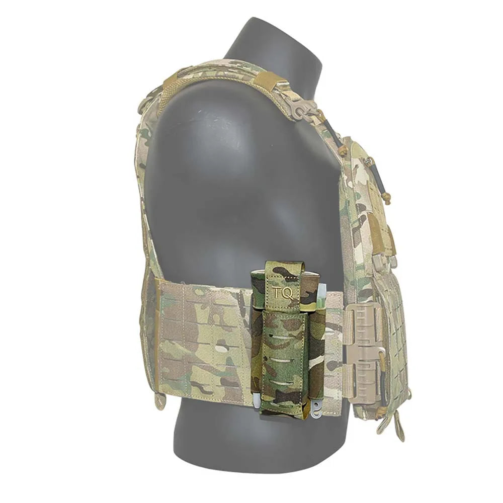 Outdoor Tactical Tourniquet Pouch TQ Holder Quick Deploy Trauma Kit Storage With Hook Loop Panel For Airsoft Combat Hunting Vest