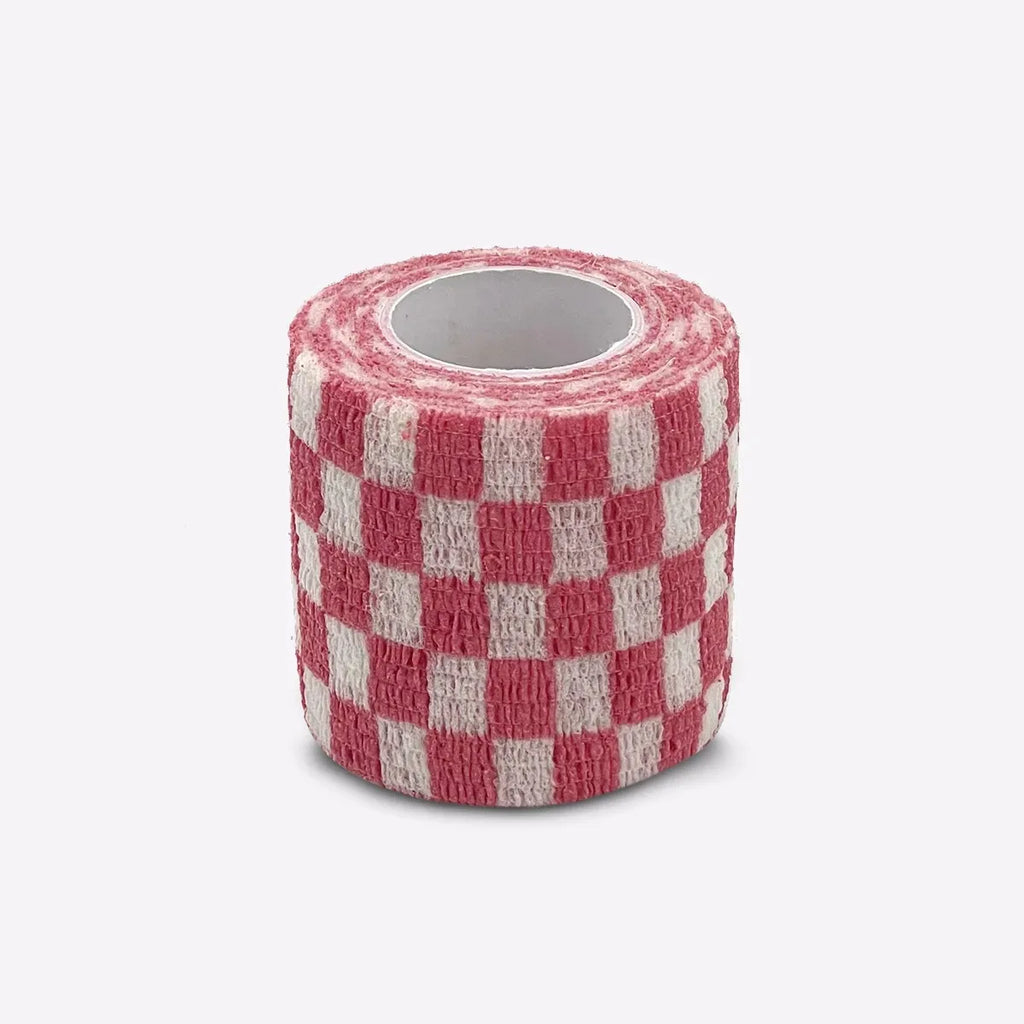 Printed Self Elastic Adhesive Athletic Tape Wraps 2.5cm Sports Colorful Bandage for Tattooing Finger Joint Knee Pet