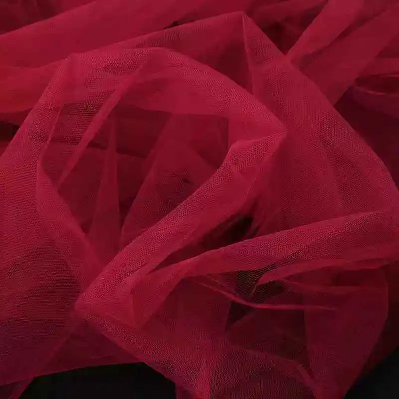 Burnt Orange Soft Tulle Fabric - Wedding Decor Curtains, Chair Covers, Tutu Skirts & DIY Crafting Mesh Material