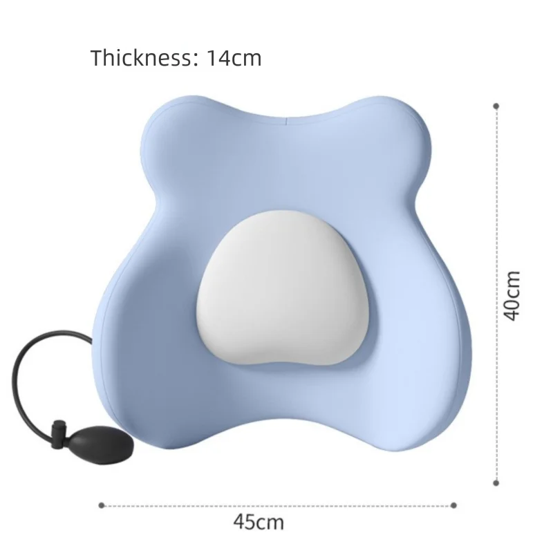 Inflatable Support Cushion Design For Car Waist Protection And Lumbar Pillow Ergonomic Lumbar Support Pillow Press Type Cushion